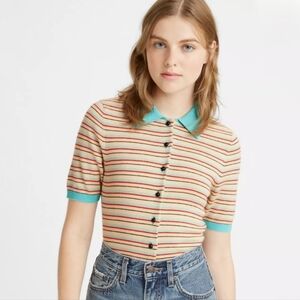 NWT Levi's wool Palmer Sweater Polo short sleeve shirt